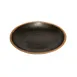 GET P-83-BR Pottery Market Plate – 8-3/10" Dia Round Coupe, Melamine Brown, NSF, BPA‑Free - Dozen 1 image