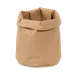 GET P-BAG6-T Tan Paper Bag/Bread Basket, 6" Dia. x 8-1/2"H, Washable Reusable Fiber - Set 1 image
