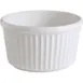 GET PA1101707324 Ramekin, 6.8 Oz., 3-3/4" Dia., Porcelain, Ribbed, Microwave/Dishwasher/Oven Safe – 1 Dozen 1 image