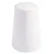 GET PA1101709812 Salt Shaker, 2.5 Oz, 3-1/4" H, Porcelain White, Edge, Microwave Safe - 1 Dozen 1 image