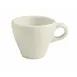 GET PA1101804324 Cappuccino Cup, 5.5 Oz (4-1/3”), White Porcelain Stackable Microwave Safe - 1 Dozen 1 image