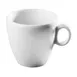 GET PA1101814124 Espresso Cup, 1.9 oz (3" Dia.), Porcelain Bright White, Handle, Safe - 1 Dozen 1 image