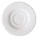 GET PA1101900324 Tea/Bouillon Saucer, 6-1/2" Dia., Rolled Edge, White Porcelain, Safe, 1 Dozen 1 image