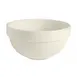 GET PA1101905412 - 45 Oz 7" Porcelain Salad Bowl, White, Rolled Edge, Oven Safe 380°F - 1 Dozen 1 image