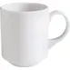 GET PA1101906424 Mug - 11.5 Oz 4.5" White Porcelain, Edge, Stackable, Microwave Safe - Dozen 1 image