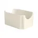 GET PA1101909112 Sugar Packet Holder, 4"x3" Porcelain White, Rolled Edge, Safe to 380°F - Dozen 1 image