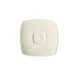 GET PA1101910324 Espresso Saucer, 6.5", Square, Rolled Edge, Porcelain, Bright White - 1 Dozen 1 image