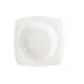 GET PA1101913624 - 9" Square Soup Bowl, 15.2 Oz White Porcelain, Edge, Microwave - Dozen 1 image