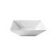 GET PA1101973224 Soup Bowl - 18 oz 7" Square Porcelain Bright White, Rolled Edge Flared - Dozen 1 image