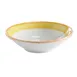 GET PA1600703024 Monkey Dish, 4 Oz., 4-1/2" Dia., Round Porcelain with Orange Edge, Resist - 1 Dozen 1 image