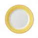 GET PA1600902024 - 8" Round Porcelain Plate, Rolled Edge Orange, Scratch‑Res, MW/Oven Safe - Dozen 1 image