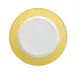 GET PA1600902524 10" Round Porcelain Rolled Orange Edge SR 380°F Micro/Dish Safe - 1 Dozen 1 image