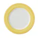 GET PA1600902724 10-5/8" Round Porcelain Plate, Orange Rolled Edge, Color, Scr‑Ch, M/D 380°F - Dozen 1 image