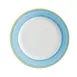 GET PA1601902524 10" Porcelain Plate, Rolled Yellow Edge, Scratch‑Resistant, Oven Safe 380°F– Dozen 1 image