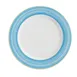 GET PA1601902912 12-1/4" Porcelain Plate, Yellow Edge Scratch Resistant Microwave Safe 380°F-1 Dozen 1 image