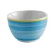 GET PA1601904524 Bouillon Cup, 8 oz, 4" Dia, Porcelain Yellow Edge Microwave/Oven Safe380°F - 1 Dozen 1 image
