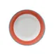 GET PA1602901424 6-1/2" Porcelain Plate Round Rolled Blue Edge Microwave/Oven Safe 380°F - 1 Dozen 1 image