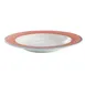 GET PA1602903912 Pasta Bowl - 12" , 18-4/5 oz, Round Rimmed Porcelain with Blue Edge - 1 Dozen 1 image