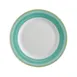 GET PA1603901424 6.5" Round Porcelain Plate Yellow Edge Scratch/Chip MW/DW Safe 380°F – Dozen 1 image