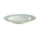 GET PA1603903912 Porcelain Pasta Bowl, 12" 18.8 Oz, Rimmed Yellow Edge, Microwave Safe - 1 Dozen 1 image