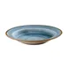 GET PA1604703624 Blue Porcelain Soup Bowl, 9" Dia, 9.7 Oz, Rolled Rim, Safe to 380°F - Dozen 1 image