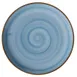 GET PA1604711724 7" Round Coupe Rim Porcelain Plate, Blue, Rolled Edge - 1 Dozen 1 image