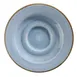 GET PA1604900124 Coffee/Espresso Saucer, 5" Round, Rolled Edge, Porcelain, Corona Blue - Dozen 1 image