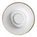 GET PA1605900324 Tea/Bouillon Saucer, 6-1/2" Dia., Porcelain Beige, Rolled Edge, Oven Safe, 1 Dozen 1 image