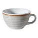 GET PA1607904224 Espresso Cup, 3.7 Oz (4”), Grey Porcelain, Handle, Rolled Edge - 1 Dozen 1 image