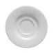 GET PA1647900324 Tea/Bouillon Saucer, 6.5" Round, Porcelain, Microwave Safe, Corona - 1 Dozen 1 image