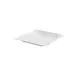 GET PL-85-W Square Plate, 9-3/4" White Melamine Coupe, Break-Resistant, Dishwasher Safe - Dozen 1 image