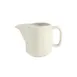 GET PP1100708512 - Creamer Pitcher, 8.6 Oz Off‑White Handle Stackable Safe to 380°F - 1 Dozen 1 image
