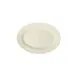 GET PP1100747612 Oval Porcelain Platter, 10-3/4" X 8-1/4", Rimmed Edge, Off‑White Americana - Dozen 1 image