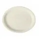 GET PP1100807712 - Oval Porcelain Platter 11-3/4" x 9-2/3" Narrow Rim & Rolled Edge, White - 1 Dozen 1 image
