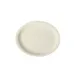 GET PP1100807812 Porcelain Platter 13.25" x 11" Narrow Rim Rolled Edge Oven‑Safe 380°F - 1 Dozen 1 image