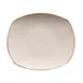GET PP1605722024 7.5" Round Porcelain Plate, Beige, Rolled Edge, Microwave Safe to 380°F - Dozen 1 image