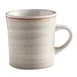 GET PP1607726424 Mug - 5" 11 Oz Grey Porcelain Handle, Microwave/Dishwasher Safe 380°F - Dozen 1 image