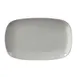 GET PP1944917612 Rect Porc. Tray 13-2/5" x 8-1/4", Microwave Safe, Cosmos Moon Grey Glaze - 1 Dozen 1 image