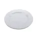 GET PT-12-MN-W Minski Plate – 12.5" Round White Melamine, Break‑Resistant, Dishwasher Safe - 1 Dozen 1 image