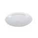 GET PT-183-MN-W Minski™ Platter, 18" x 13", Oval, Textured Rim, Break-Resistant, Melamine, White 1 image