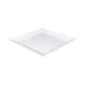 GET Q2-V145-W Serving Platter, 14" x 1-1/4" H, Square White Melamine, Dishwasher Safe, BPA‑Free 1 image