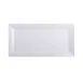 GET Q2-V147-W Serving Platter, 14"L x 7"W x 1"H, Rectangular Melamine, White 1 image