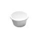 GET R3SM-W Ramekin, 3 oz, 3" Dia × 1-5/8" H, White Melamine, BPA‑Free, Dishwasher‑Safe 1 image