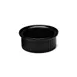 GET R4-B Elite Global Ramekin, 4 oz, 3-1/4" Dia × 1-5/8" H, Black Melamine, Ribbed, Dishwasher Safe 1 image