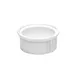 GET R4-W Elite Global Solutions Ramekin, 4 Oz, 3-1/4" Dia. X 1-5/8"H, Round, Ribbed, Melamine, White 1 image