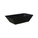 GET RB-893-BK Mill Basket 8" x 4-1/2" x 2" Deep Rectangular Black Polypropylene Textured - Dozen 1 image