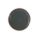 GET RCT-16-NS - 16" Round Non‑Skid Serving Tray, Melamine, Black Surface, Brown Tray, 16‑inch, Sold per Dozen (12 pcs) 1 image