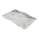 GET RFS301 Cheforward Endure Platter, 14.5"L x 10.2"W x 1.375"H, Small, Rectangular, Melamine, Grays 1 image