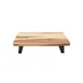 GET RISER-3-UR Riser, 13-4/5" L x 7.5" W x 3" H, Tans Wood/Metal, 10-19" W, 4" H, 1-2 Steps, 9" D 1 image