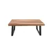 GET RISER-6-UR, 15-4/5"L x 8-3/10"W x 6"H, Rect Tan Wood/Metal, Legs, 10-19"W, 5-8"H, 1-2 Steps 1 image
